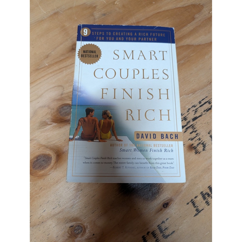 David Bach Smart Couples Finish Rich Book OS White Good Paperback Finance Guide